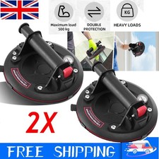 2x Vacuum Suction Cup Heavy Duty Lifter  for Granite Glass Drywall Tile 500KG