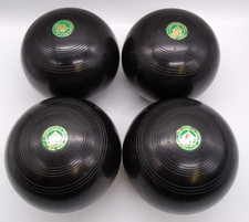 Set of 4 Henselite Lawn Bowls