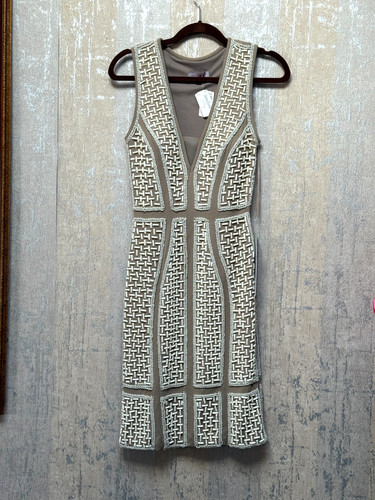 Jovani beaded bodycon dress - beaded,