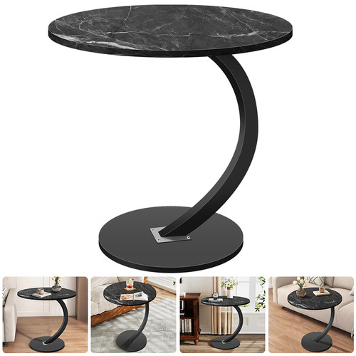 Small shape sofa side table - c-shape,
