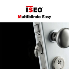 Easy Iseo - Multipoint mechanical self-locking lock E35 flat front