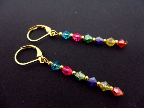 Pair rainbow crystal - a,