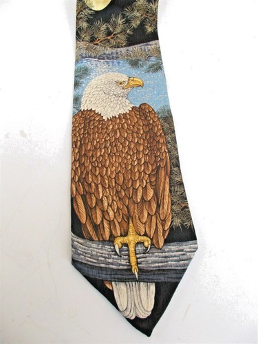 Vintage patriotic silk - silk, tie