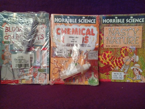 Horrible science lot books - science,