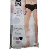 Member's Mark Women's 6-Pack Cotton Luxe Modern Brief XXL