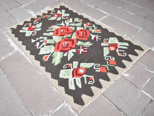 Vintage karabakh rug - rug, x