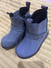 Clarks infant blue boots Size