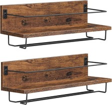 Wooden Wall Mounted Wine Rack
