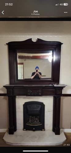 Solid mahogany fire - solid,