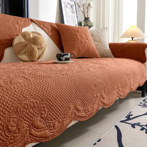 Boho cotton quilted couch - boho,