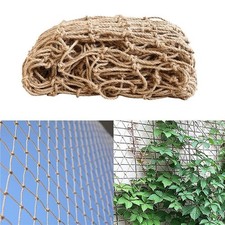 Plant Support Netting Balcony Rope Netting Protective Mesh Jute Twine Trellis UK
