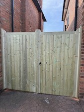 Tanalised Timber Cavendish Style Driveway Gates 8ft Wide X 7ft  High