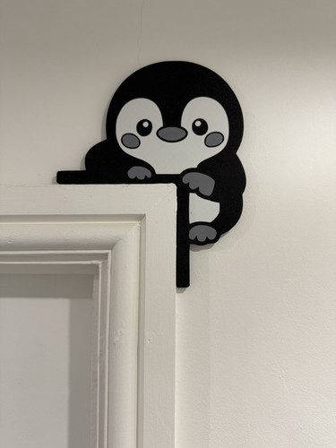 Penguin door ornaments - door,