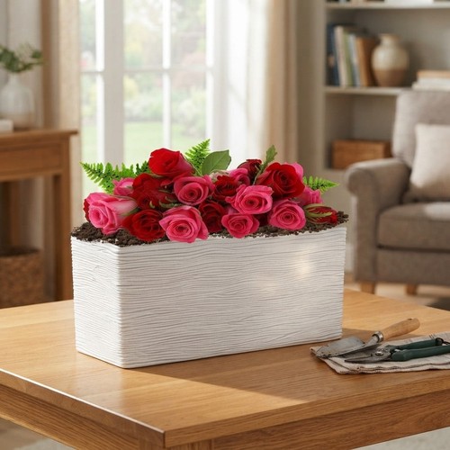 Amalfi trough garden - garden, planter