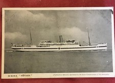 BSNC BRITISH INDIA Line HMHS NEVASA WW1 Hospital Ship. Posted PC P/U 1919