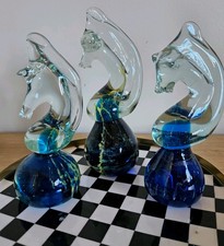 Vintage glass paperweights