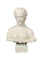 A 19thC Parian Porcelain Bust