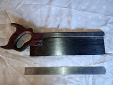 Antique Tenon saw, 12" plate