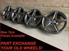 18" Mercedes C Class E class Genuine AMG 5 Spoke Grey Alloy Wheels