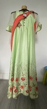 ami little ladies collection churidar green Latest Styles of Girls Salwar Suit.