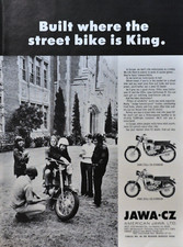 1973 Jawa CZ Motorcycle Print
