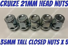 Alloy Wheel Nuts 21mm Head x 5 M12x1.5 Kia Picanto Pregio Pro Ceed Rio Sedona