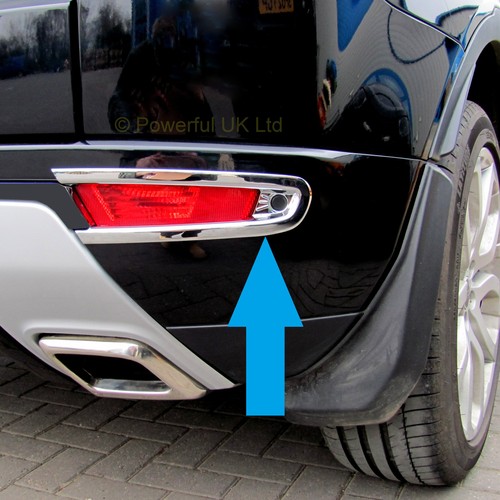 Chrome rear bumper fog lamp - bumper,