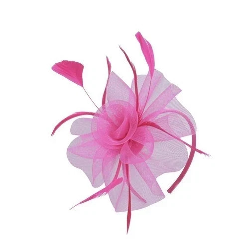 Women mesh net flower feather - women,