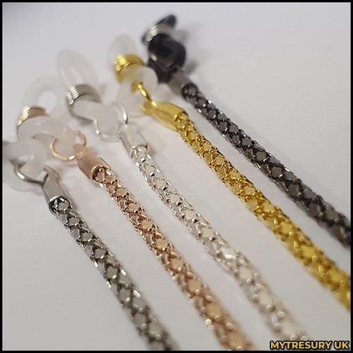 Glasses chain metal - soft, rope