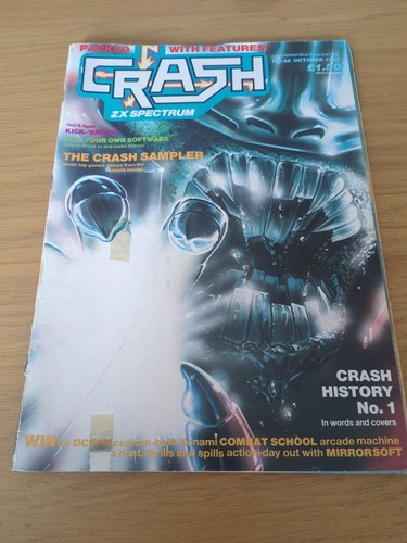 Crash magazine issue - magazine,