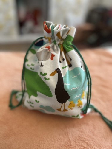 Handmade fabric bag - -, gift