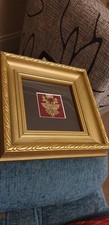 ANTIQUE BRASS TWO HEADED EAGLE