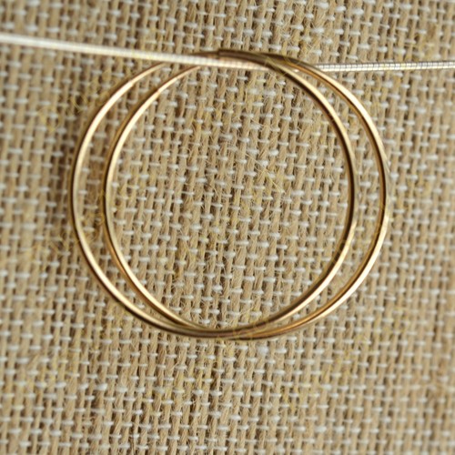 Real 18k yellow gold - real, filled