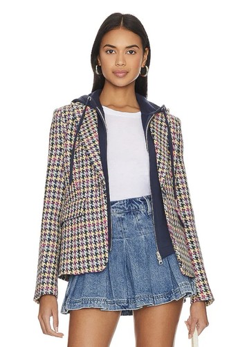 Lucia multi houndstooth jacket - multi,