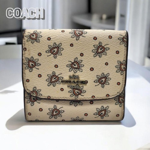 Coach wallet tri fold plant - coach,