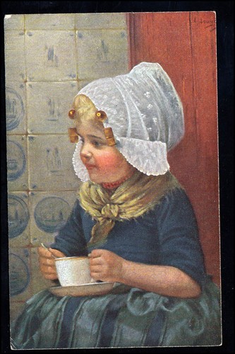 Children postcard edmund - postcard,