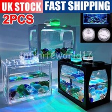 2PCS Mini Fish Tank Aquarium