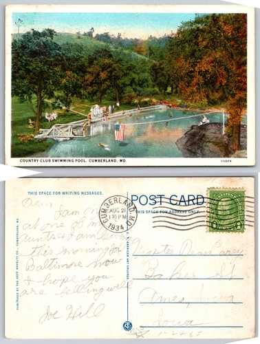 Country club swimming pool - country,