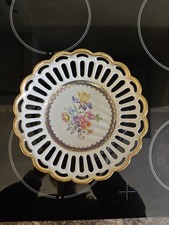 Dresden China Decorative Lattice Bowl