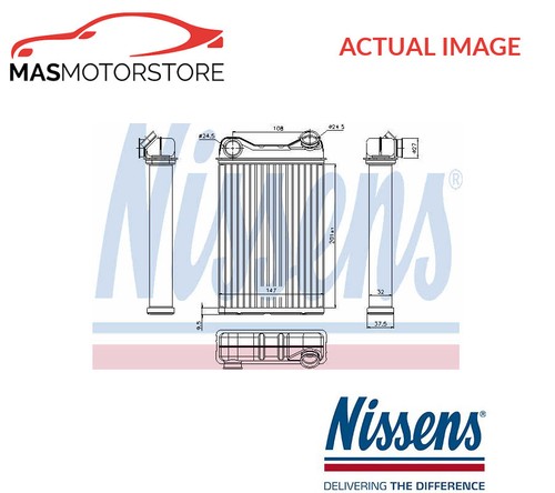 Heater radiator exchanger - radiator, lhd