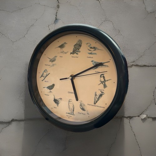 Singing bird analogue wall - singing,