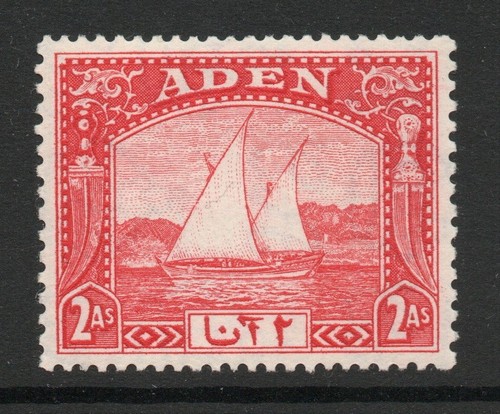 Aden 1937 dhows scarlet sg - 1937,