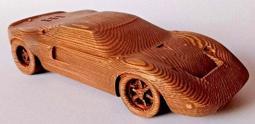 Wood model car gt40 - wood, –