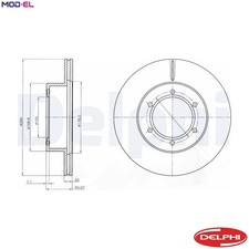 2x BRAKE DISC BG2495 FOR