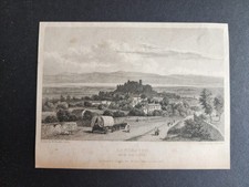 Antique 1830 print - , lancaster