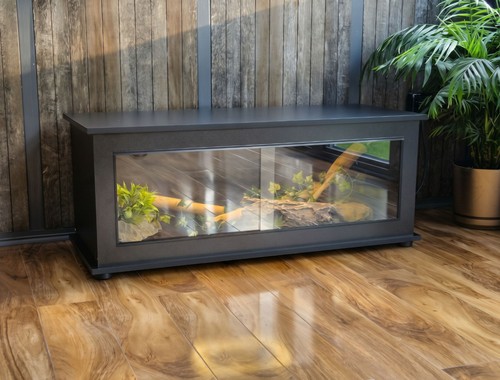 Black vivarium tortoise house - black, vivarium/tortoise