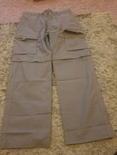 Mountain Warehouse Khaki Green Zip Off Trousers Age 9-10 Years