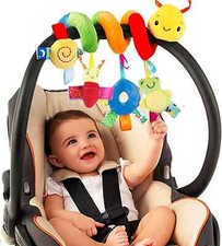 Baby Activity Spiral Stroller  Travel Hanging Toys Rattles