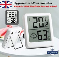 Digital Thermometer Hygrometer magnetic Temperature Humidity Meter Indoor UK