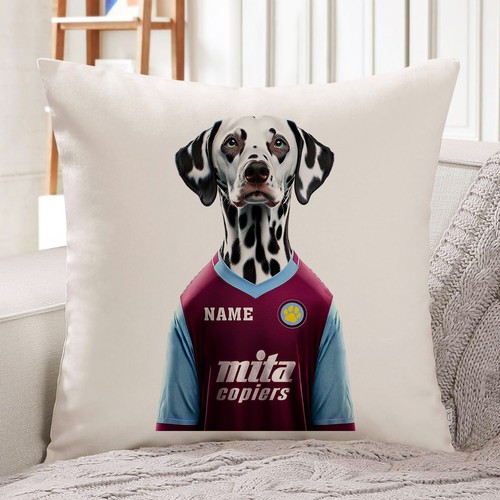 Aston villa dalmatian cushion - villa,